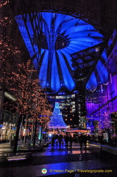 Sony Center Forum at Christmas